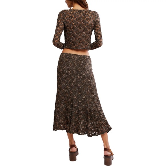 NWOT Free People Laney Long Sleeve Set sz Small - Picture 2 of 5